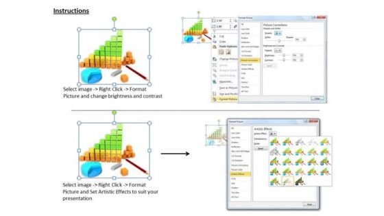 Stock Photo Design Of Business Reports And Charts PowerPoint Slide