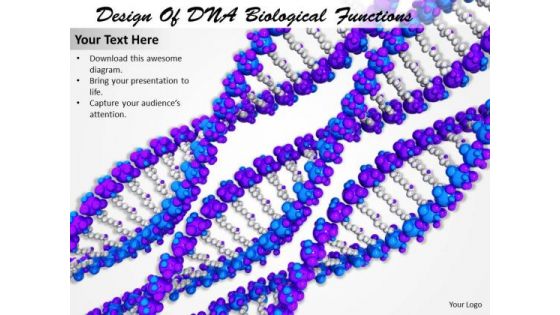 Stock Photo Design Of Dna Biological Functions Ppt Template