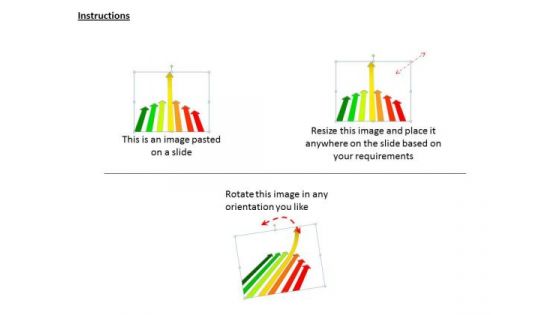 Stock Photo Developing Business Strategy One Arrow Moving Ahead Stock Images