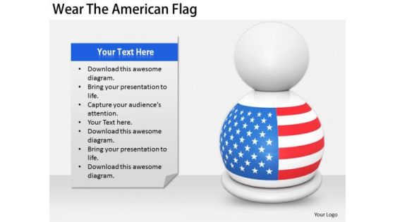 Stock Photo Developing Business Strategy Wear The American Flag Stock Photo Image
