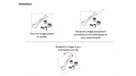 Stock Photo Developing Business Strategy Wrench And Nuts Devices Success Images