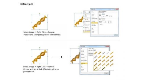 Stock Photo Dna Elements And Molecules Ppt Template
