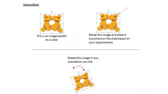 Stock Photo Enjoy Working With Team PowerPoint Template