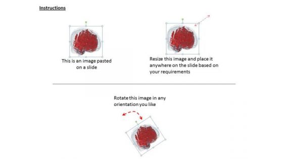Stock Photo Glass Design Of Human Brain PowerPoint Slide