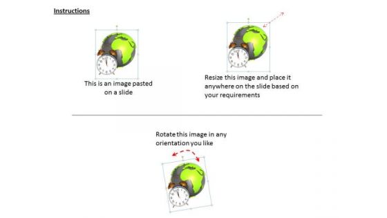 Stock Photo Global Temperature Change Over Time Ppt Template