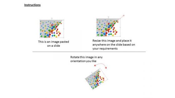 Stock Photo Graphics Of Colorful Cubes PowerPoint Slide