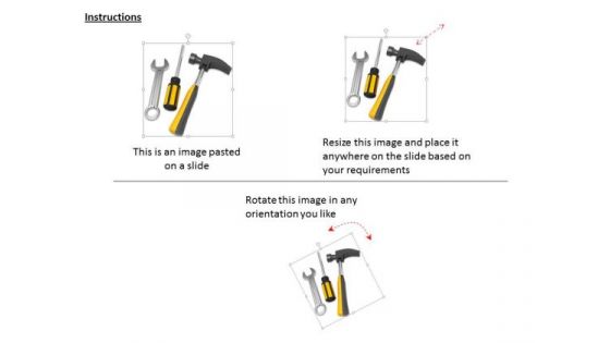 Stock Photo Graphics Of Tools For Repair PowerPoint Slide