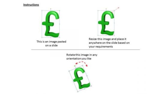 Stock Photo Green Euro Symbol Of Currency PowerPoint Slide