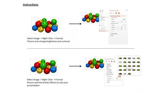 Stock Photo Happy And Sad Emotions For Decoration Image Graphics For PowerPoint Slide
