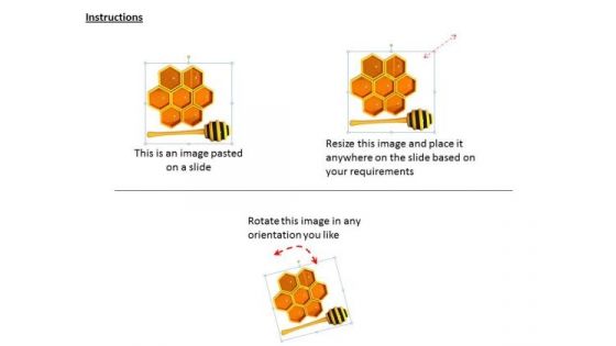 Stock Photo Honey Shed And Honey Stick PowerPoint Slide