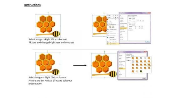 Stock Photo Honey Shed And Honey Stick PowerPoint Slide