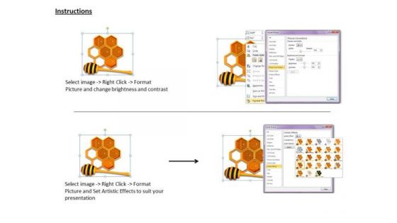 Stock Photo Honey Shed With Stick PowerPoint Template