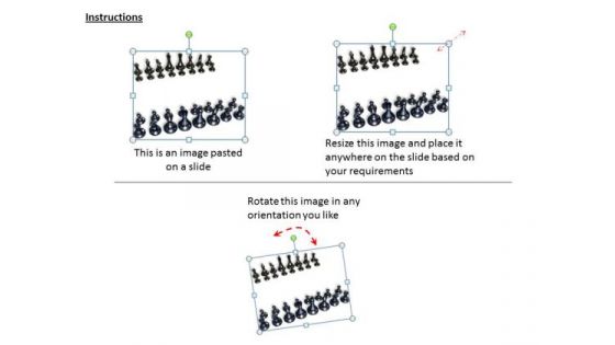 Stock Photo Illustration Of Chess Teams Strategy Concept PowerPoint Slide