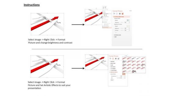 Stock Photo Image Of Arrows Trying To Cross Wall PowerPoint Slide