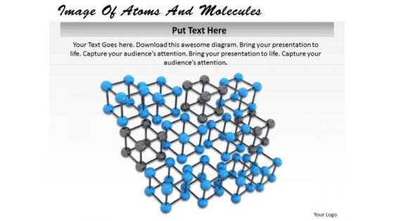 Stock Photo Image Of Atoms And Molecules Ppt Template