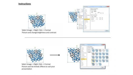 Stock Photo Image Of Atoms And Molecules Ppt Template