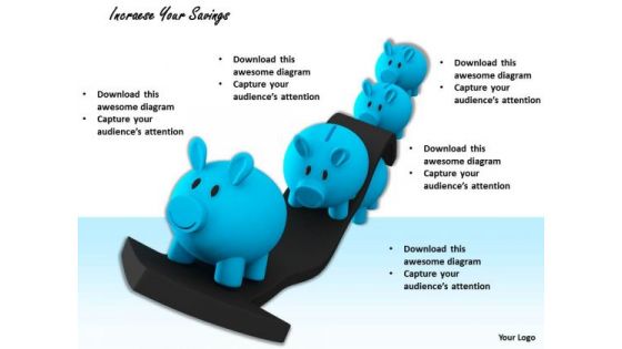 Stock Photo Incraese Your Savings PowerPoint Template Stock Photo Incraese Your Savings PowerPoint Template