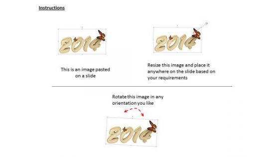 Stock Photo Internet Business Strategy 2014 Text Graphic With Butterfly Images And Graphics