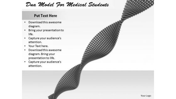 Stock Photo Internet Business Strategy Dna Model For Medical Students Image