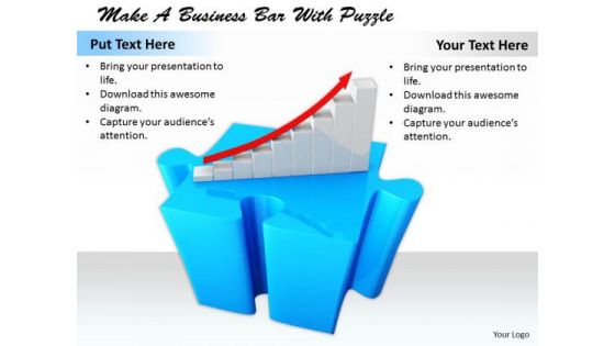 Stock Photo Internet Business Strategy Make Bar With Puzzle Images And Graphics