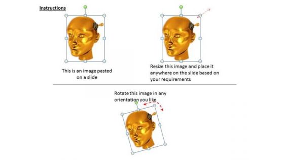 Stock Photo Lock And Key On Human Mind PowerPoint Slide