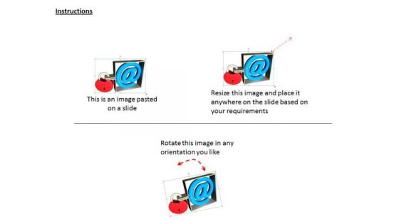 Stock Photo Locked Out Your Mail PowerPoint Template