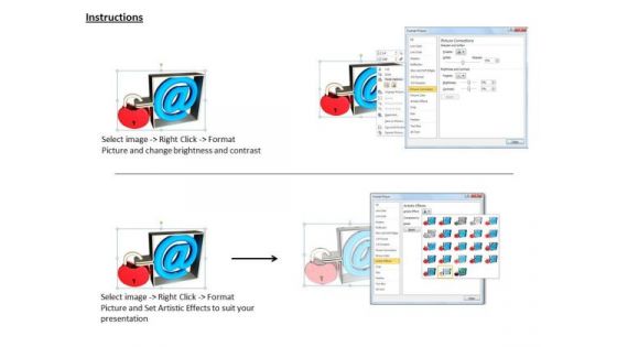 Stock Photo Locked Out Your Mail PowerPoint Template