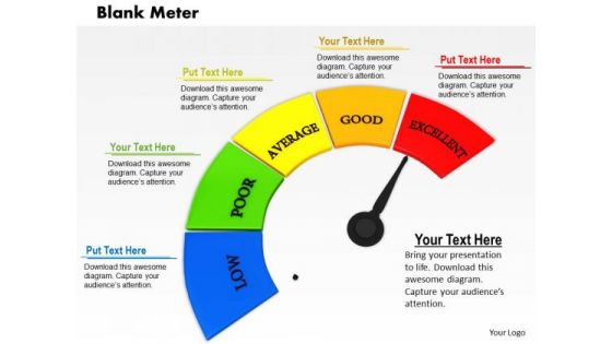 Stock Photo Meter With Red Maximum Value PowerPoint Slide