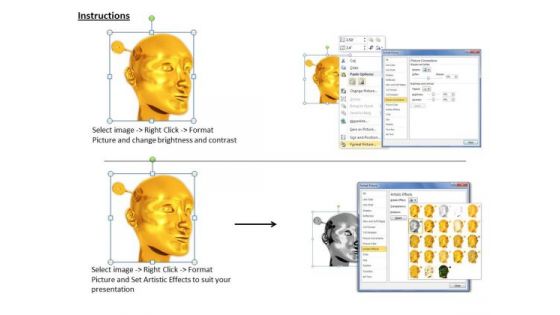 Stock Photo Mind Key PowerPoint Slide