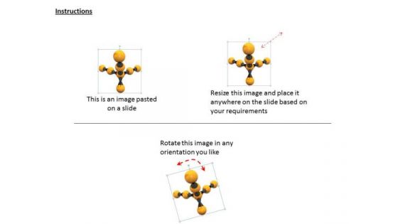 Stock Photo Molecular Structure For Chemistry PowerPoint Slide