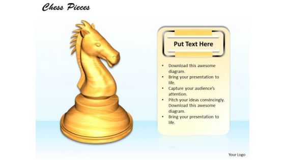 Stock Photo Movement Of The Knight In Chess PowerPoint Slide