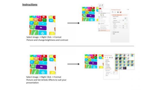 Stock Photo Multimedia Keys PowerPoint Slide