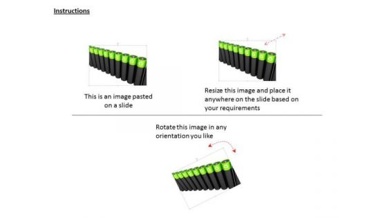 Stock Photo Multiple Cells In Queue For Power Generation PowerPoint Slide