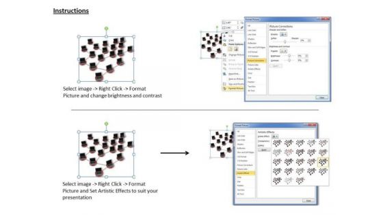 Stock Photo Network Laptops PowerPoint Slide