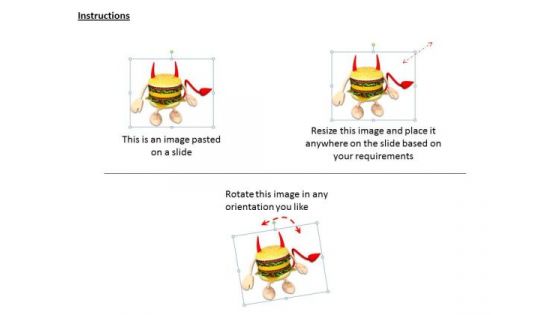 Stock Photo New Business Strategy Big Size Devil Burger Best