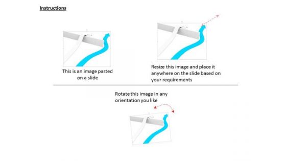 Stock Photo One Arrow Moving Above The Wall And Other Besides PowerPoint Slide