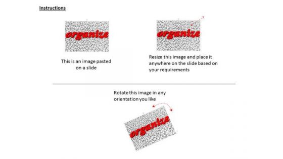 Stock Photo Organize Text On Background For Business PowerPoint Slide