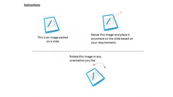 Stock Photo Pencil On Checklist For Data Record PowerPoint Slide