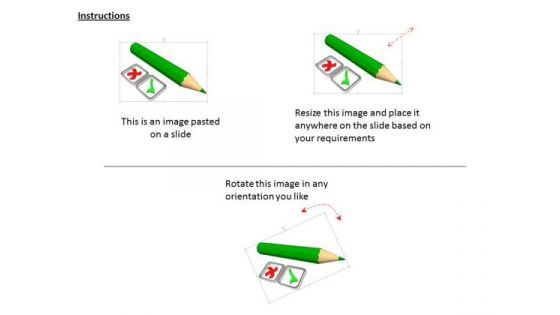 Stock Photo Pencil With Check Boxes PowerPoint Slide