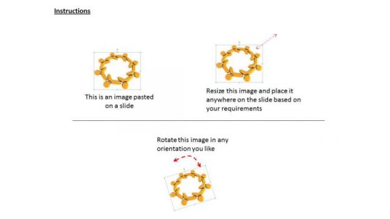 Stock Photo People Connected Together In A Social Network PowerPoint Template