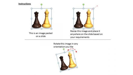 Stock Photo Pieces Of Chess PowerPoint Slide
