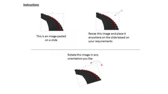 Stock Photo Progress Steps On Stairs PowerPoint Slide