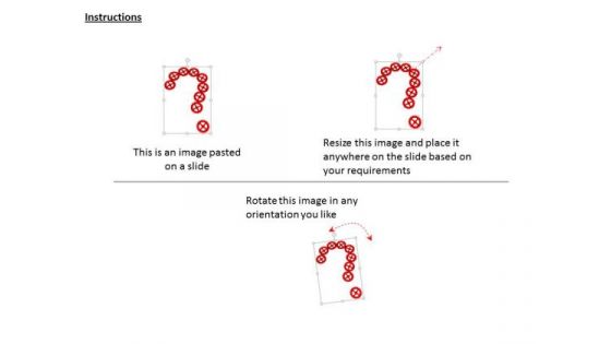 Stock Photo Question Mark Shape Made Up With Red Gears PowerPoint Slide