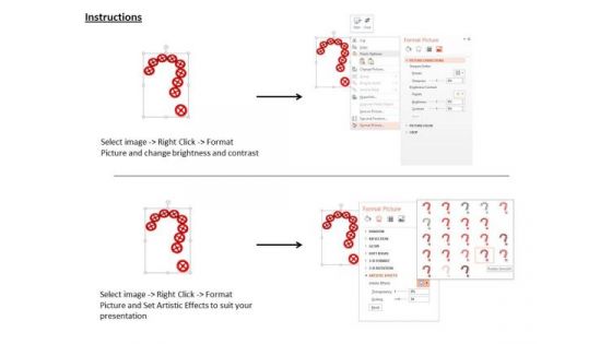Stock Photo Question Mark Shape Made Up With Red Gears PowerPoint Slide