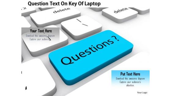 Stock Photo Question Text On Key Of Laptop PowerPoint Slide Stock Photo Question Text On Key Of Laptop PowerPoint Slide