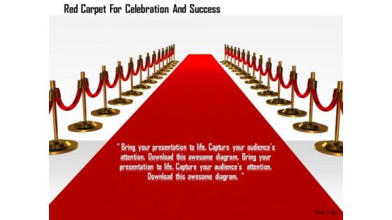 Stock Photo Red Carpet For Celebration And Success PowerPoint Slide