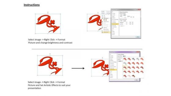Stock Photo Red Pharmacy Symbol PowerPoint Slide
