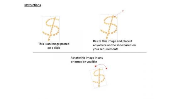 Stock Photo Shopping Carts In Shape Of Dollar Symbol PowerPoint Slide