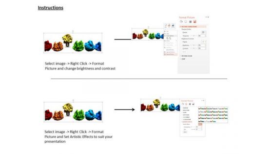 Stock Photo Six Steps To Form Innovative Idea PowerPoint Slide