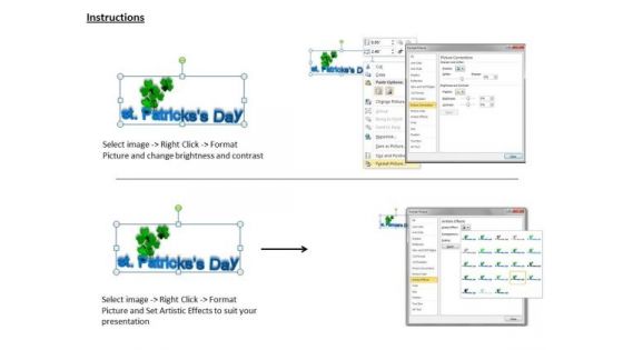 Stock Photo St Patricks Day Party Ideas PowerPoint Template